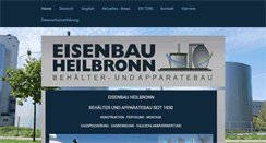 Desktop Screenshot of eisenbau-heilbronn.de